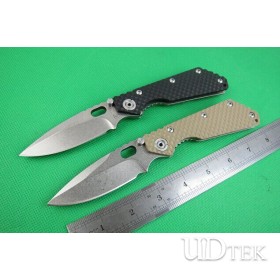 Stone-wash series Strider steel lock  folding knife two colors UD401976
